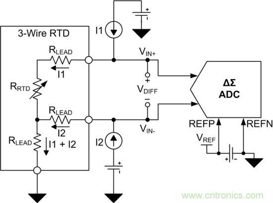 三線電阻式溫度檢測器測量係統中勵磁電流失配的影響 &mdash;&mdash; 第1部分