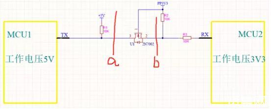 不同的電平信號的MCU如何進行串口通信？