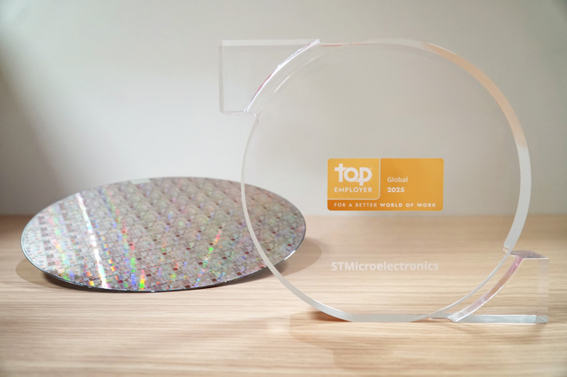 意法半導體榮膺 2025 年全球傑出雇主認證