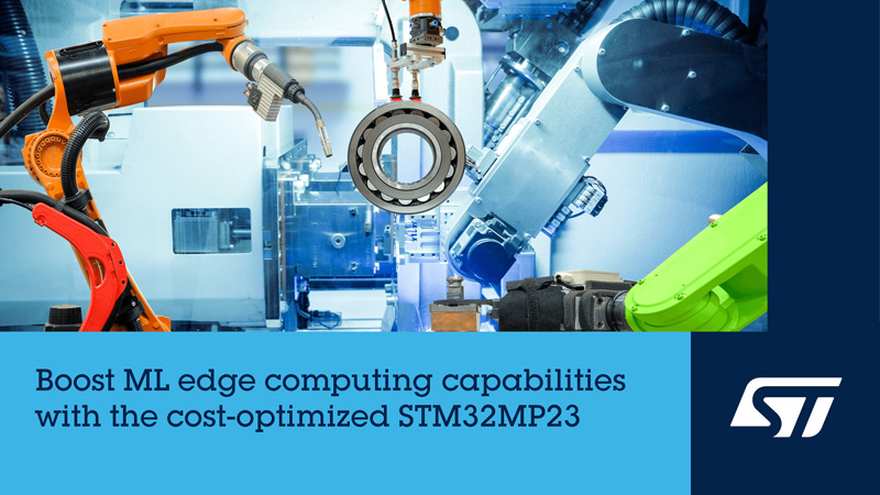 ST 推出 STM32MP23高性價比MPU，搭載兩個Arm Cortex-A35處理器核心