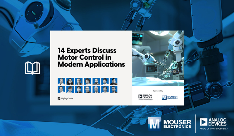 集成化+智能化：貿澤電子攜手ADI發布電子書破局電機控製困境