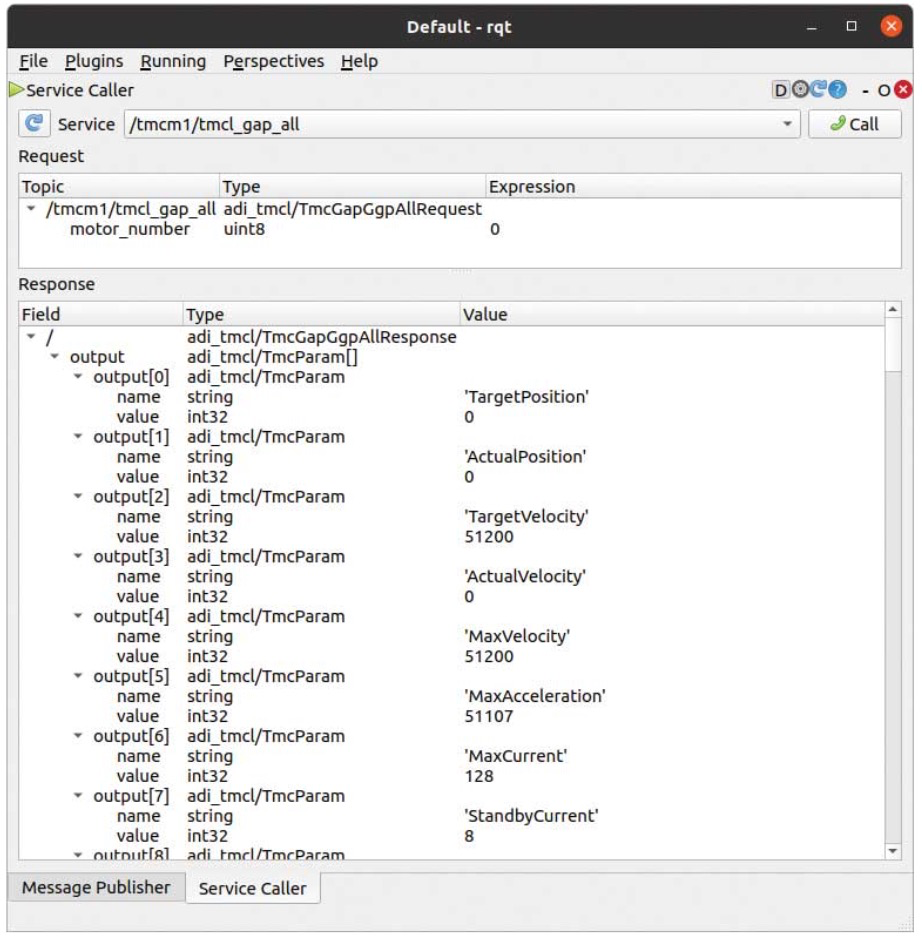 使用ROS1驅動程序來操控ADI Trinamic電機控製器