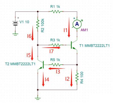 2個NPN三極管組成的恒流電路，如何工作？
