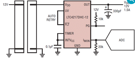 通過LTC4217提高熱插拔性能並節省設計時間