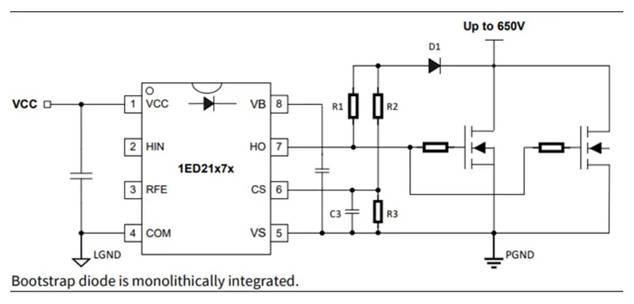 驅動電路設計（七）——自舉電源在5kW交錯調製圖騰柱PFC應用