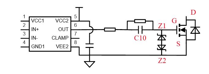 SiC MOSFET替代Si MOSFET,隻有單電源正電壓時如何實現負壓？