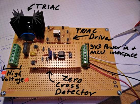 用微控製器控製交流電源