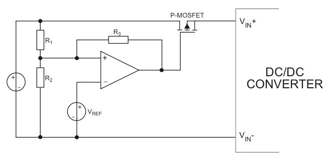 啟動期間轉換器上的負載減少浪湧電流