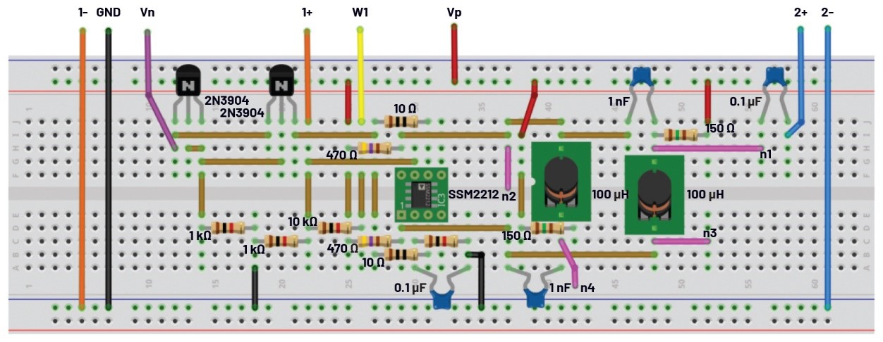 學子專區 － ADALM2000實驗：多相濾波電路