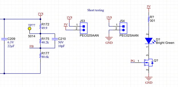 用於故障測試的板載固定裝置